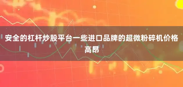 安全的杠杆炒股平台一些进口品牌的超微粉碎机价格高昂